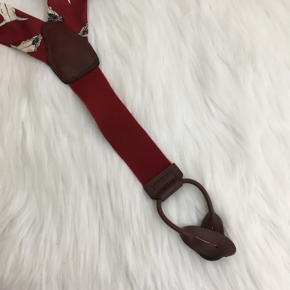 Perry Ellis | Silk & Leather Classic Suspender - Picture 6 of 7